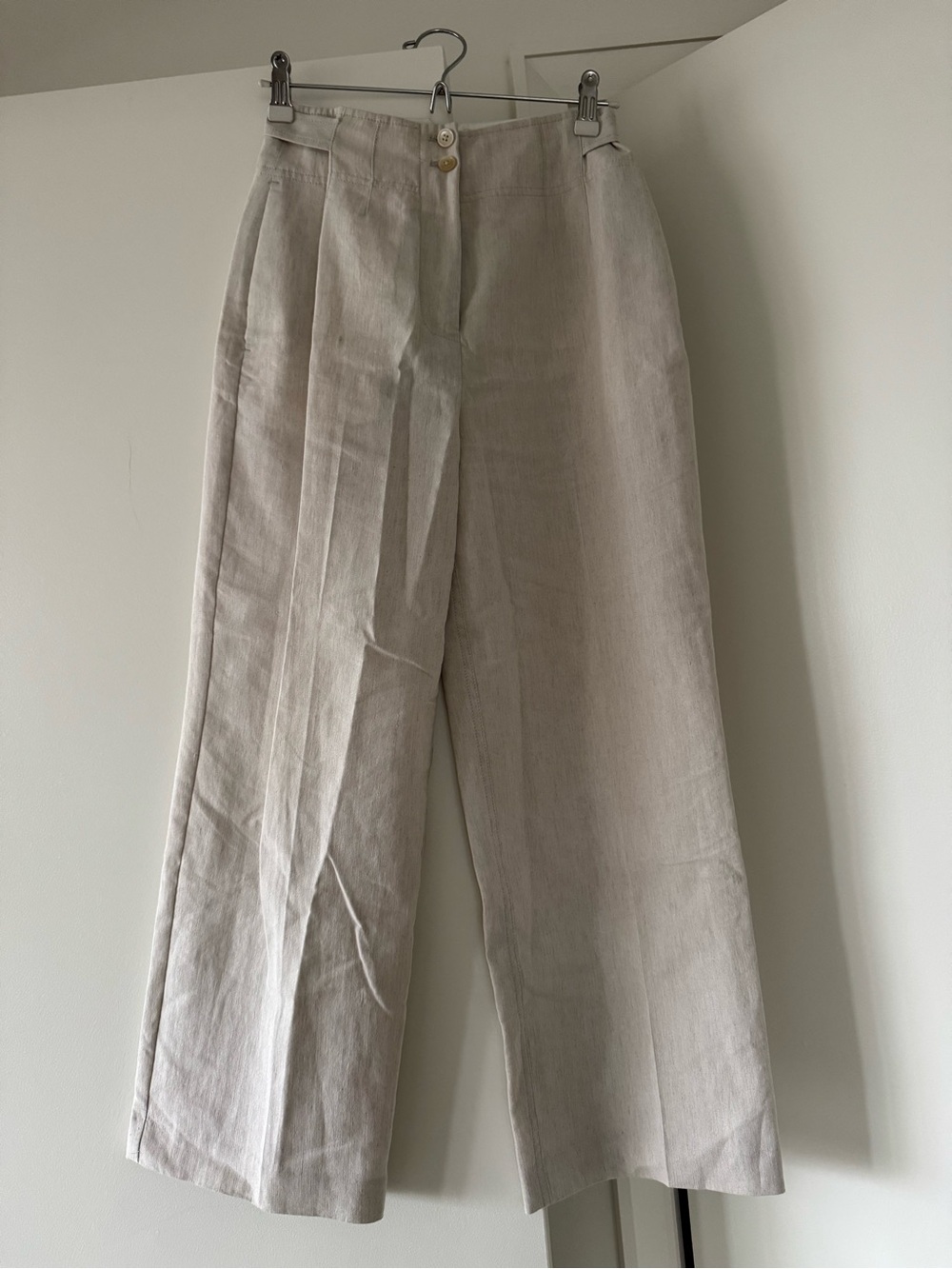 Rebecca Taylor Linen Khaki Pants